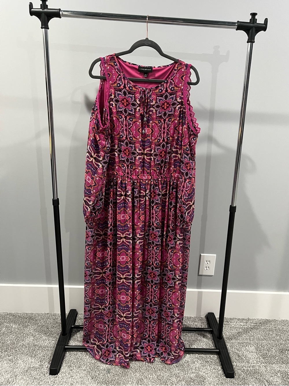 Lane Bryant - Full Length Cold Shoulder Dress - Size 18